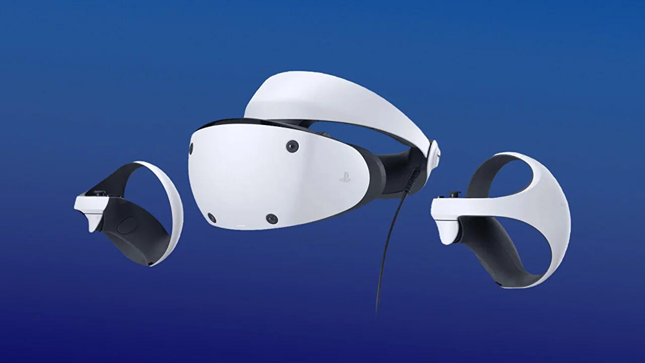 PlayStation VR2 med controllers
